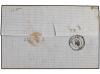 ✉ ESPAÑA. Ed. 81. 1866. VILLAFRANCA a BAYONA (Francia). 4 cu