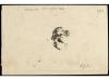 ✉ ESPAÑA. Ed. 164, 154. 1876. PADRON a SANTIAGO. 10 cts. azu