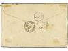 ✉ GUATEMALA. Sc. 46, 48 (2). 1891. GUATEMALA a NEW YORK. 5 c