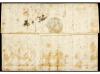 ✉ ESPAÑA: PREFILATELIA. 1829. CADIZ a HUNGRIA. Marca lineal 