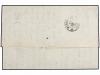 ✉ ESPAÑA. Ed. 167. 1875. VALENCIA a MARSELLA. 40 cts. castañ