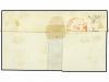 ✉ ESPAÑA. Ed. 32. 1855. LA PALMA a STA. CRUZ. 2 cuartos verd