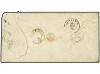 ✉ COLOMBIA. 1865. BOGOTA a FRANCIA. 10 ctvos. lila para el p