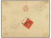 ✉ CUBA. 1891 (5 Abril). HABANA a NEW YORK circulada con sell