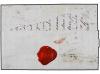 ✉ ESPAÑA. Ed. 110 (4). 1871. SANTANDER a MEXICO. 400 mils. v