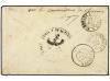 ✉ MARTINICA. 1869 (9 Abril). Sobre matasellado en la escala 