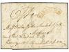 ✉ GIBRALTAR. 1808. GIBRALTAR to MADEIRA. Entire letter sent 