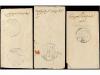 ✉ MARRUECOS. (1911 CA.). Tres cartas circuladas por el corre