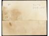 ✉ ESPAÑA: PREFILATELIA. 1797. OLITE a RONCAL. Marca lineal N
