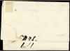 ✉ MEXICO. 1816 (14-Feb.). MEXICO a QUERETARO. Marca lineal M