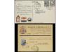✉ COLONIAS ESPAÑOLAS: TANGER. 1950-53. CUATRO cartas circula