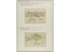 ✉ ESPAÑA: PREFILATELIA. 1778-1842. REUS. Colección de 12 car