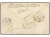 ✉ GUADALUPE. Ce. 4. 1870 (Oct 4). Cover to FRANCE franked at