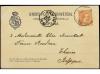 ✉ ESPAÑA. Ed. 218. 1899. VALENCIA a BÉLGICA. Tarjeta postal 