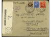 ✉ ERITREA. 1944. OCUPACIÓN BRITÁNICA. ASMARA a JERUSALEM. 1p