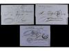 ✉ URUGUAY. 1799-1843. 7 covers, one from Montevideo to Londo
