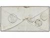 ✉ POLINESIA FRANCESA. 1863. Entire letter datelined inside &#39;