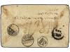 ✉ NEPAL. Mi. 7B. 1897 (July). 1 anna blue on cover with CHIS