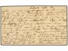 ✉ TAHITI. 1887. One cent. US Postal Stationary card franked 