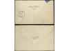 ✉ ESPAÑA. 1952. Dos cartas circuladas a BURSA (Turquía), des