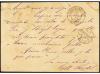 ✉ PORTUGAL. 1875. GLASCOW a LISBOA. Entero Postal de 1 p. ca