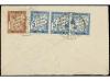 ✉ ESPAÑA. Ed. 317. 1929. ZAMORA a PARÍS. 25 cts. rojo, tasad