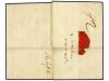 ✉ DINAMARCA. 1758. COPENHAGEN to FRANCE. Entire letter linea