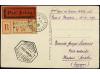 ✉ ESPAÑA. 1929 (19- nov). LE BOURGET a MADRID. 30 cts. y 2 F