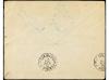 ✉ ESPAÑA. Ed. 274. 1913. MADRID a PARÍS. 25 cts. azul, mat. 