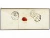 ✉ FRANCIA. 1855 (June 9). CRIMEAN WAR. Ladies's embossed env