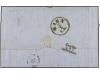 ✉ AUSTRIA. 1866. TRIEST a VALENCIA (España). 15 kr. castaño 