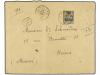 ✉ ZANZIBAR. Ce. 30. 1900 (Aug 28). Registered cover to REIMS