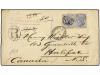 ✉ SIERRA LEONA. Sg. 31 (2). 1892. FREETOWN to HALIFAX (Canad