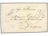 ✉ COLOMBIA. 1847. SANTA MARTA to LONDON. With clear SANTA-MA