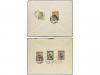 ✉ IRAN. 1929. AIR MAIL. 2 ilustrated envelopes with the colo