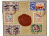 ✉ IRAN. 1931 (7-XI). KERMANSHAH to GREAT BRITAIN. AIR MAIL. 