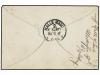 ✉ BELGICA. 1897. BRUXELLES to GERMANY. 10 cts. rose ENVELOPP