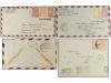 ✉ ARABIA SAUDI. 1950-55. Lot of 15 covers send to Egypt, Ita