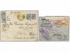 ✉ KENIA. 1932-45. Three AIR MAIL covers to England, South Af