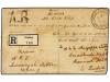✉ MALAYA. 1925. GOPENG to INDIA franked on reverse with 4 ct