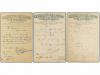✉ FRANCIA. 1899. STENOGRAPHIE. 3 tarjetas circuladas con sel