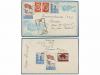 ✉ COREA DEL NORTE. 1956. Cover with original contens send to
