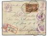 ✉ COREA. 1921. Incoming cover from GERMANY to KINSEN, German