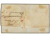 ✉ PUERTO RICO. Ant. 1 (3). 1855. GUAYAMA a S. JUAN. 1/2 real