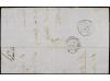 ✉ ESPAÑA. Ed. 59. 1862. MÁLAGA a LYON. 12 cuartos azul circu