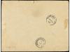 ✉ ESPAÑA. Ed. 205 (2). 1889. CÁDIZ a BUENOS AIRES. 40 cts. c