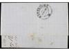 ✉ ESPAÑA. Ed. 206. 1883. CÁDIZ a MANILA. 50 cts. amarillo. R