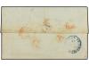 ✉ PUERTO RICO. 1849. NAGUABO a BARCELONA. Envuelta, marca en