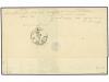 ✉ ECUADOR. Yv. 3(2). 1869. GUAYAQUIL a LIMA. 1 real amarillo