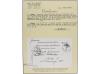 ✉ PALESTINA. 1895 (May 29). 20pa. on 5kr. rose on buff posta